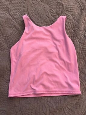 all in motion Pink Ribbed Tank Top Activewear